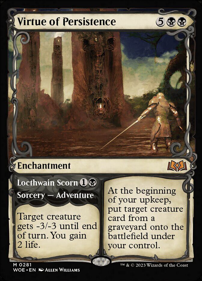 Wilds of Eldraine #281 Virtue of Persistence (Showcase)