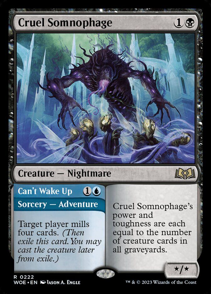 Wilds of Eldraine #222 Cruel Somnophage