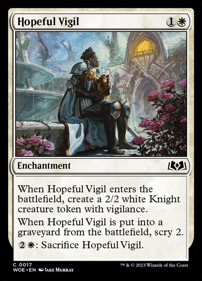 Wilds of Eldraine #17 Hopeful Vigil