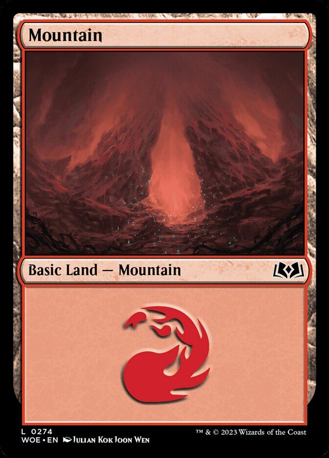 Wilds of Eldraine #274 Mountain (0274)