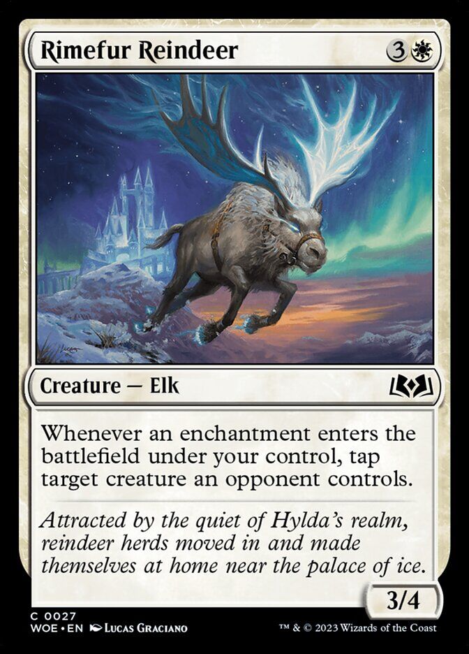 Wilds of Eldraine #27 Rimefur Reindeer