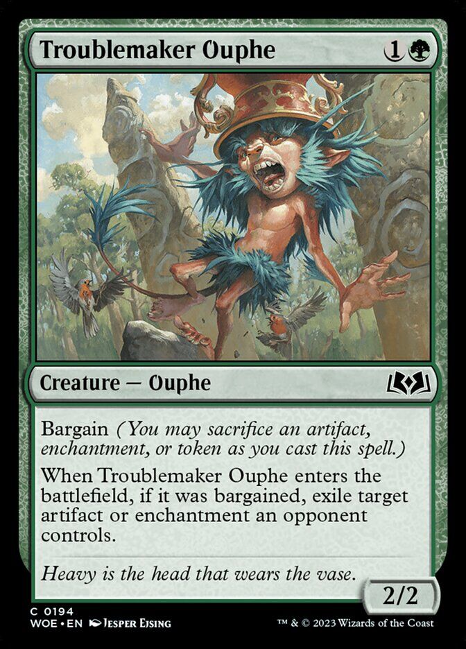 Wilds of Eldraine #194 Troublemaker Ouphe