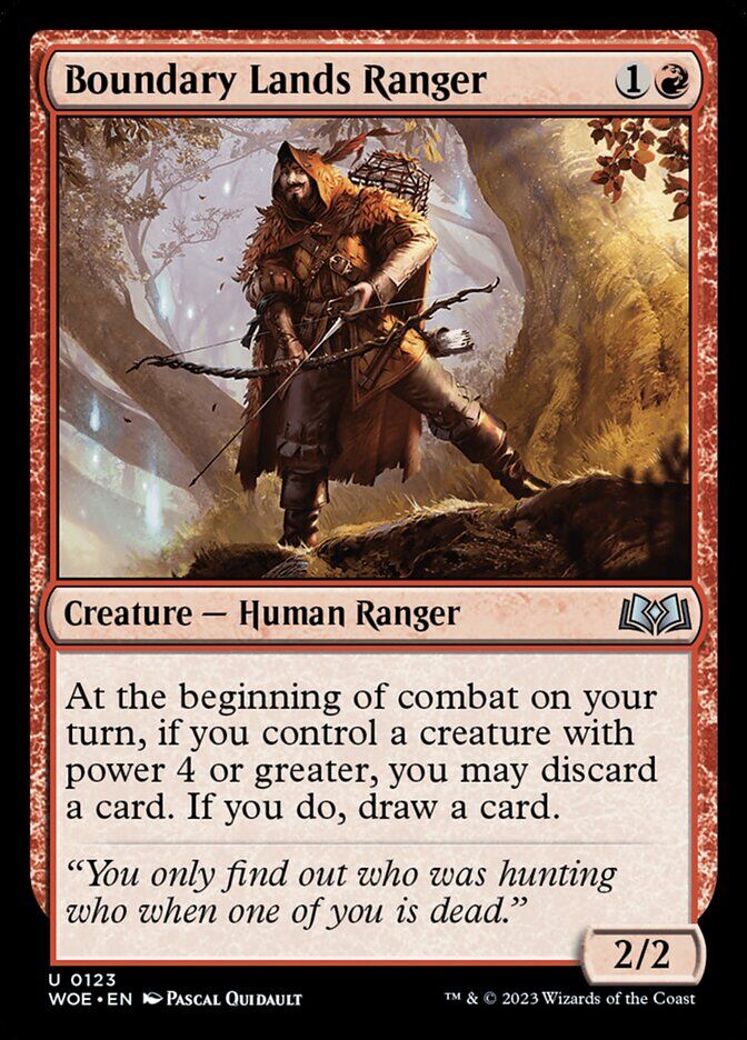 Wilds of Eldraine #123 Boundary Lands Ranger