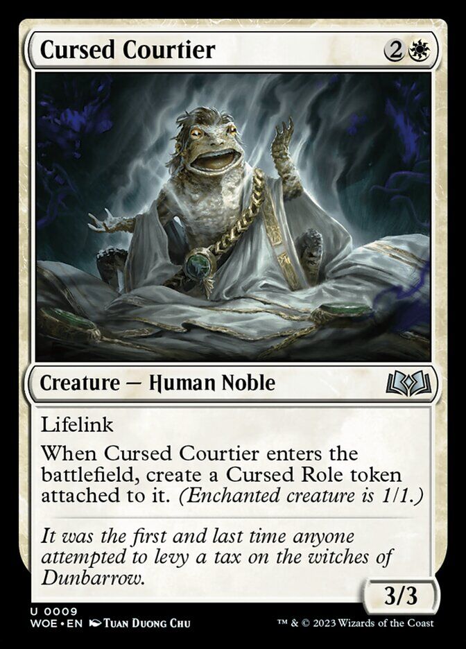 Wilds of Eldraine #9 Cursed Courtier