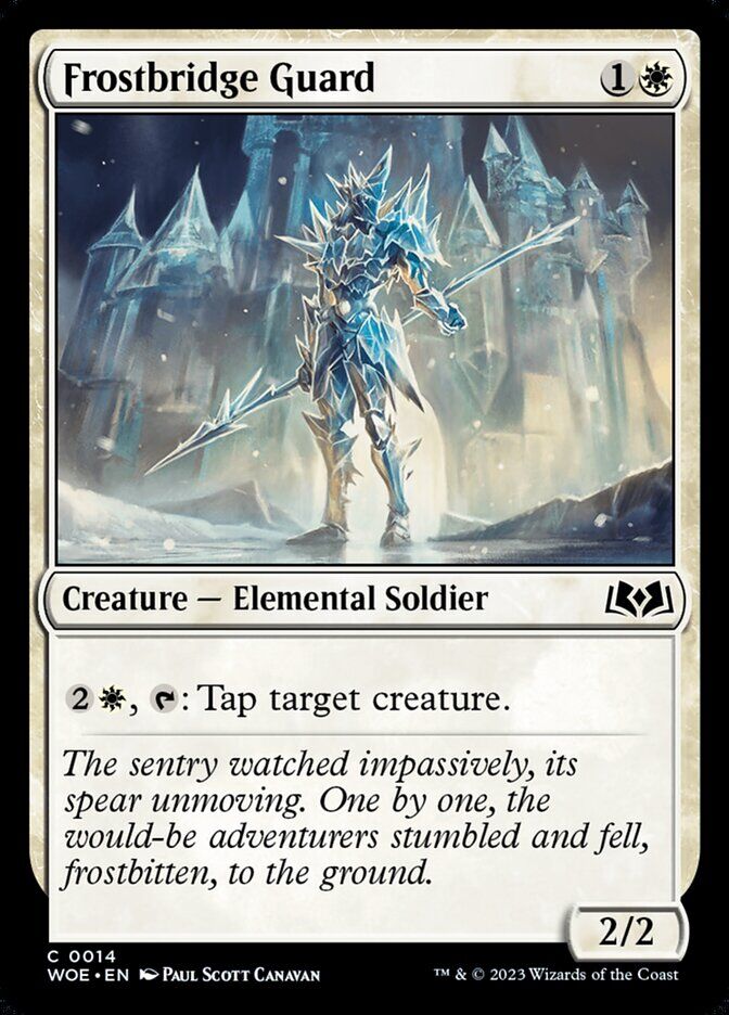 Wilds of Eldraine #14 Frostbridge Guard