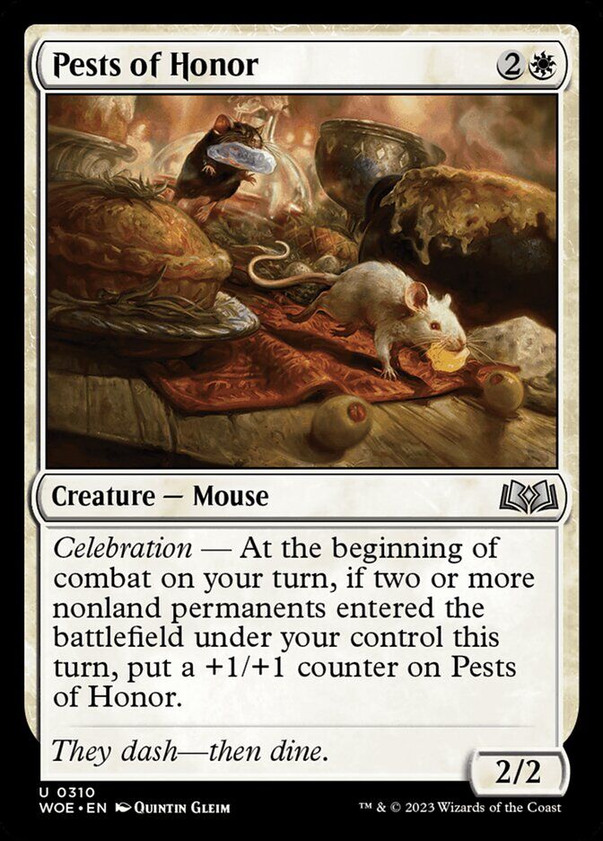 Wilds of Eldraine #310 Pests of Honor