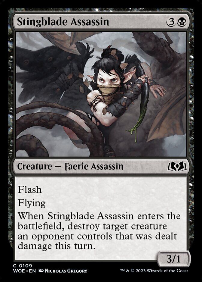 Wilds of Eldraine #109 Stingblade Assassin