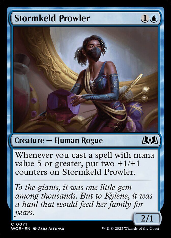 Wilds of Eldraine #71 Stormkeld Prowler