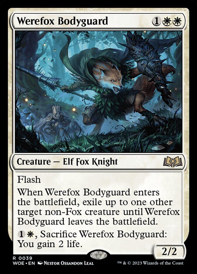 Wilds of Eldraine #39 Werefox Bodyguard