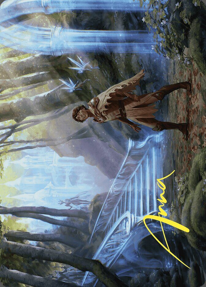Art Series: Wilds of Eldraine #7 Into the Fae Court Art Card (Gold-Stamped Signature)