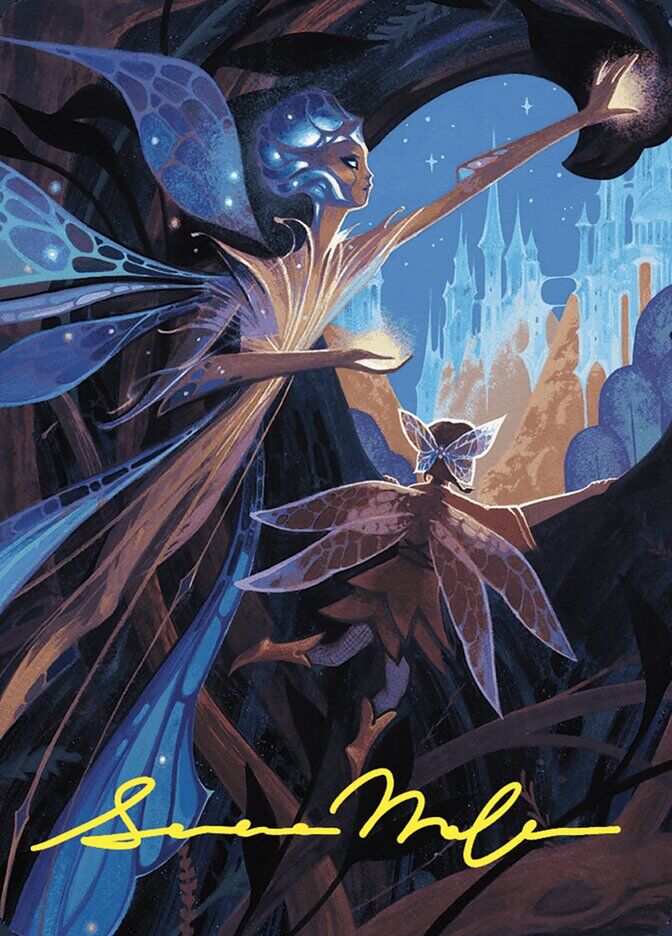 Art Series: Wilds of Eldraine #67 Kindred Discovery Art Card (Gold-Stamped Signature)