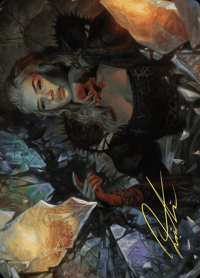 Art Series: Wilds of Eldraine #45 Prophetic Prism Art Card (Gold-Stamped Signature)