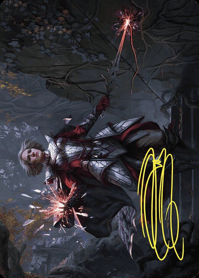 Art Series: Wilds of Eldraine #211 Rowan, Scion of War