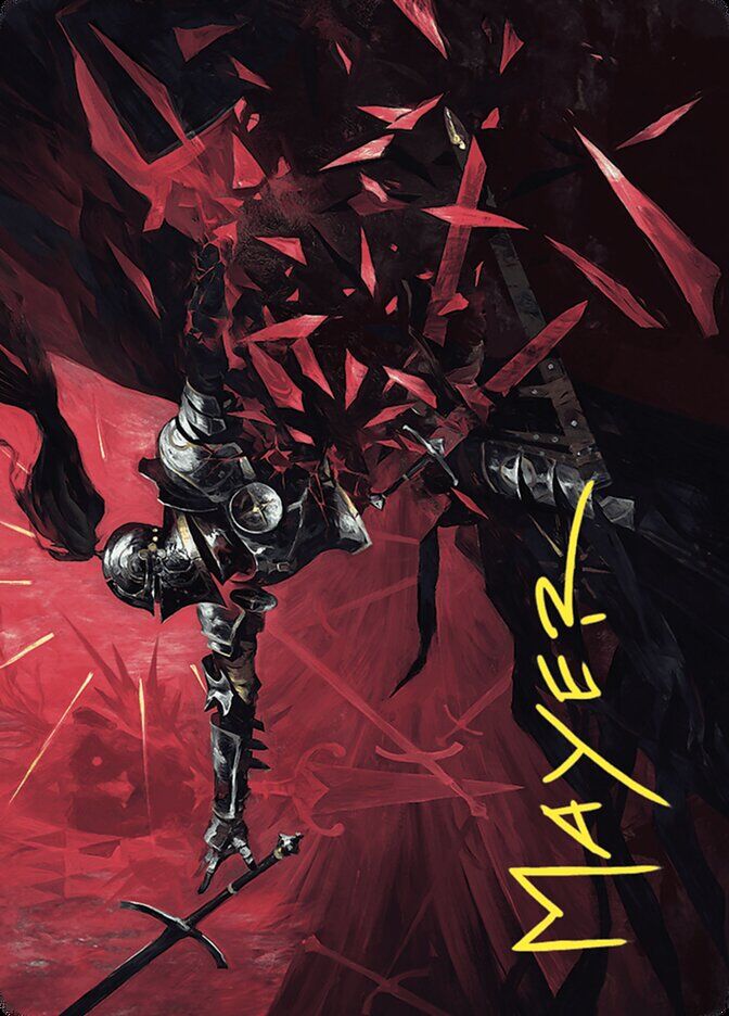 Art Series: Wilds of Eldraine #62 Defiant Strike Art Card (Gold-Stamped Signature)