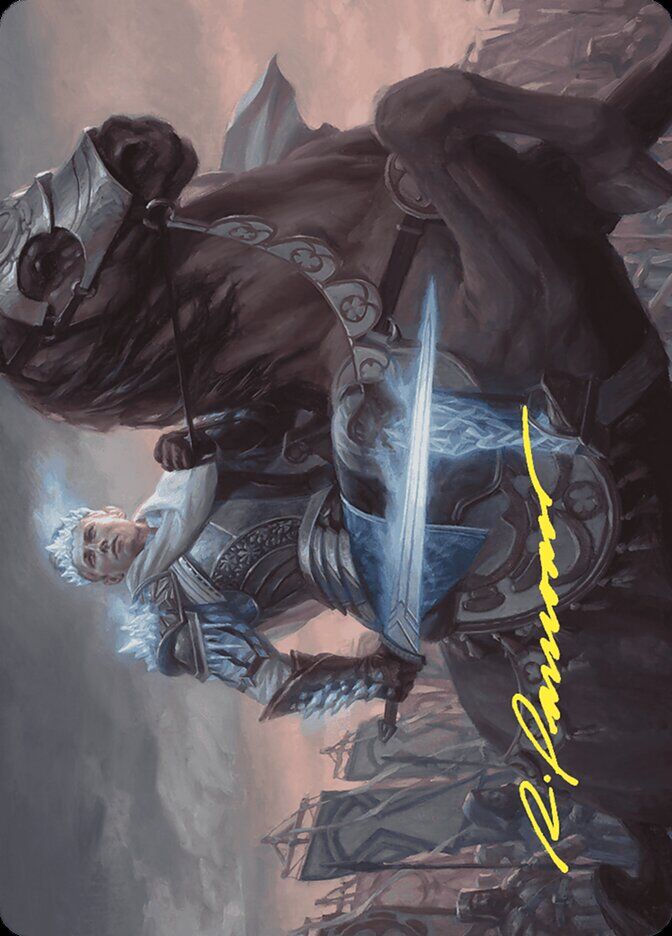 Art Series: Wilds of Eldraine #34 Will, Scion of Peace Art Card (Gold-Stamped Signature)