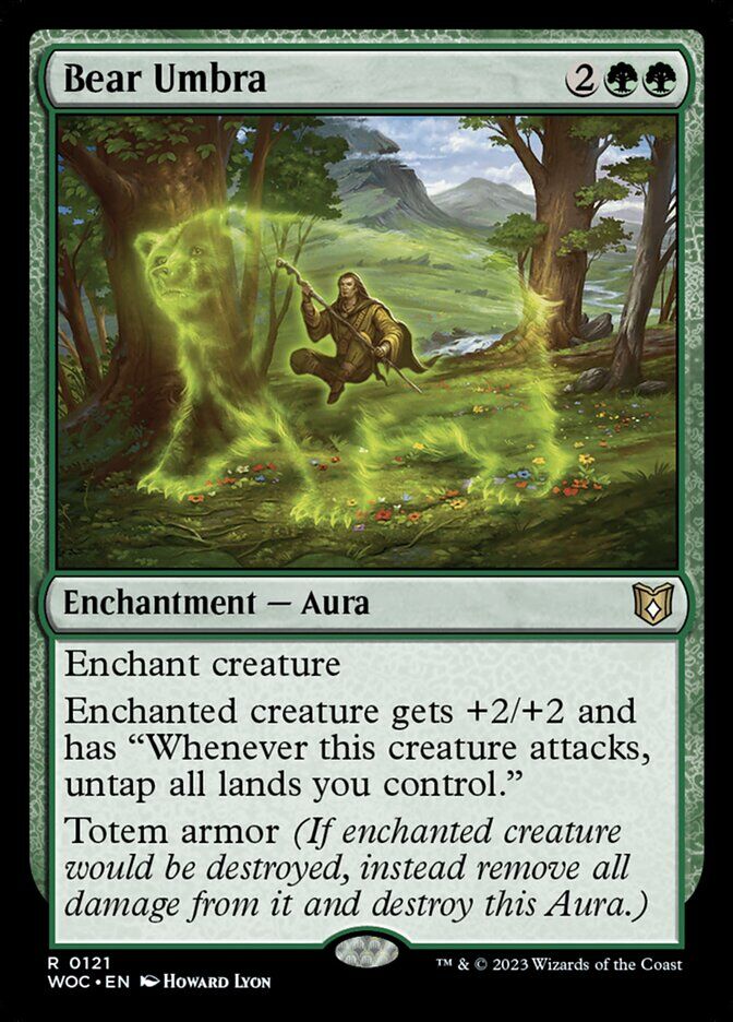 Commander: Wilds of Eldraine #121 Bear Umbra