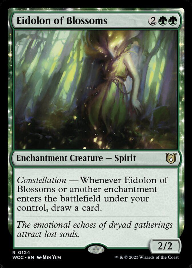 Commander: Wilds of Eldraine #124 Eidolon of Blossoms
