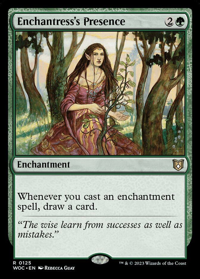 Commander: Wilds of Eldraine #125 Enchantress's Presence