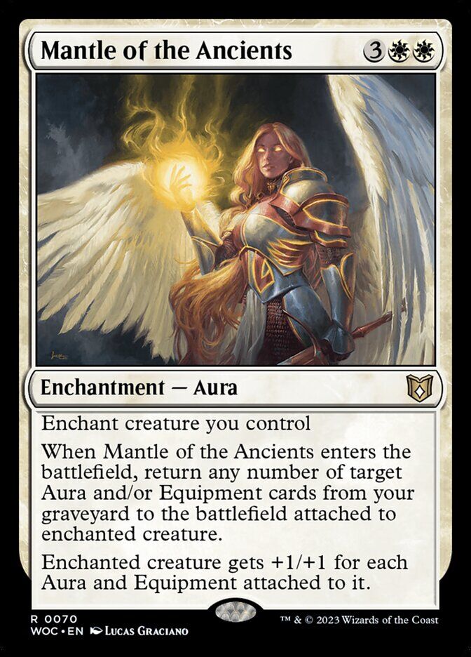 Commander: Wilds of Eldraine #70 Mantle of the Ancients