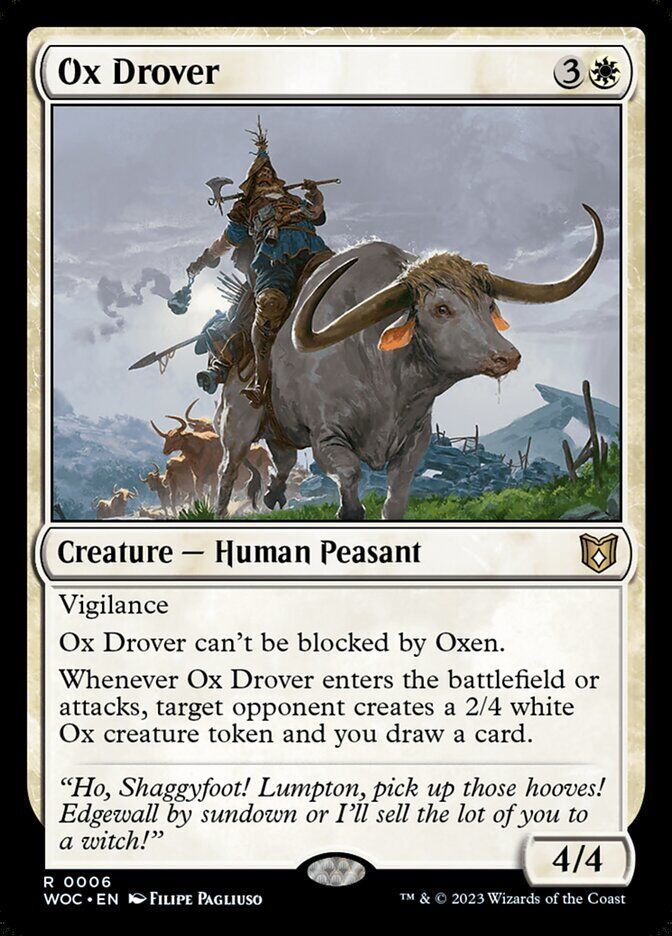 Commander: Wilds of Eldraine #6 Ox Drover