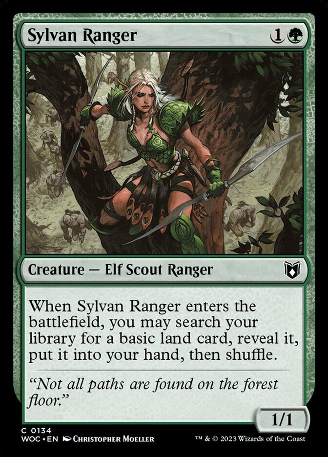 Commander: Wilds of Eldraine #140 Sylvan Ranger