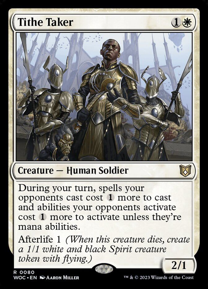 Commander: Wilds of Eldraine #27 Tithe Taker