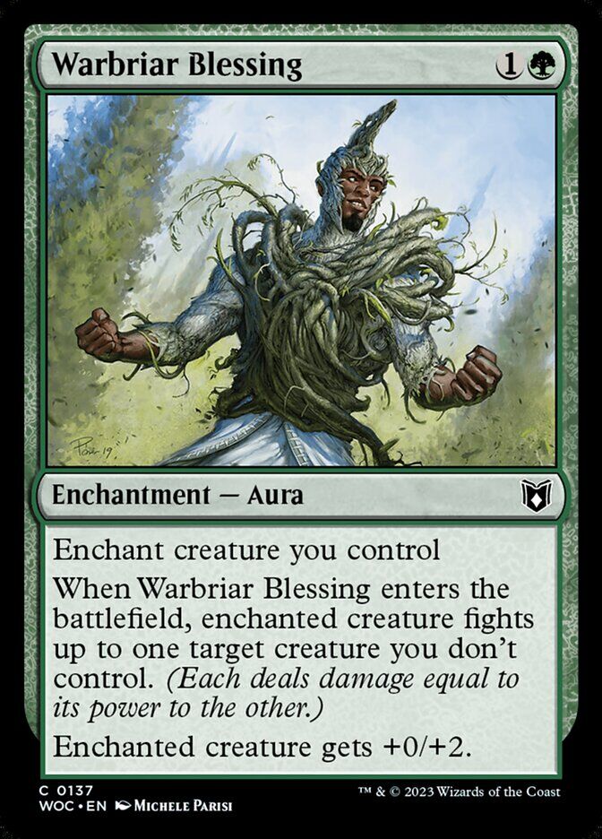 Commander: Wilds of Eldraine #137 Warbriar Blessing