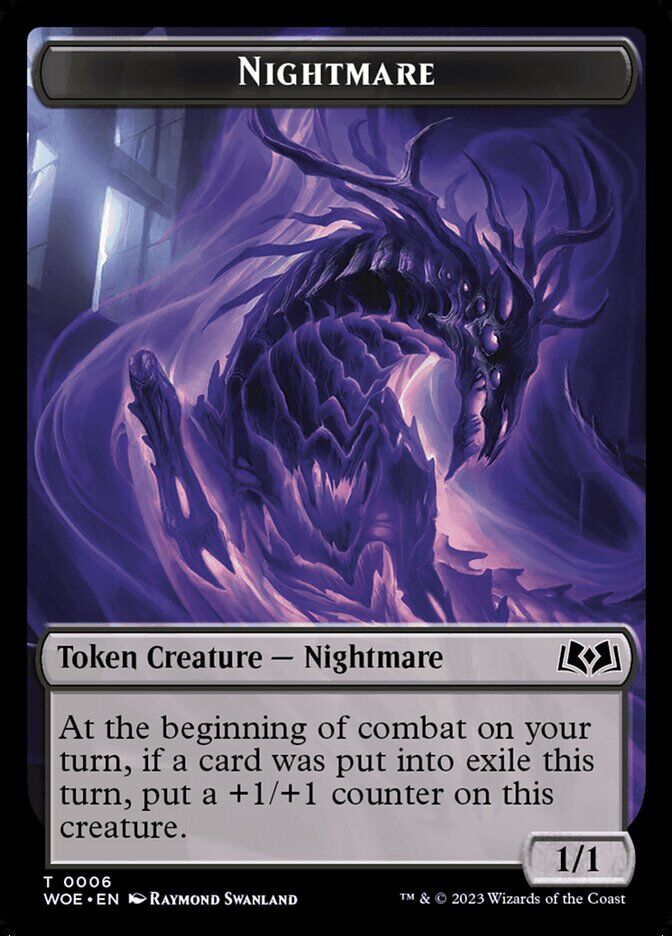 Wilds of Eldraine #6 Nightmare Token