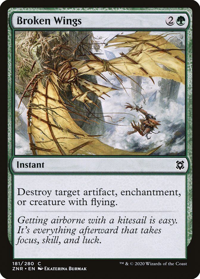 Zendikar Rising #181 Broken Wings