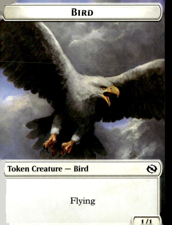 Tarkir: Dragonstorm #2 // 3 Bird // Monk Double-Sided Token