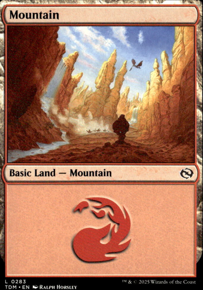 Tarkir: Dragonstorm #283 Mountain (0283)