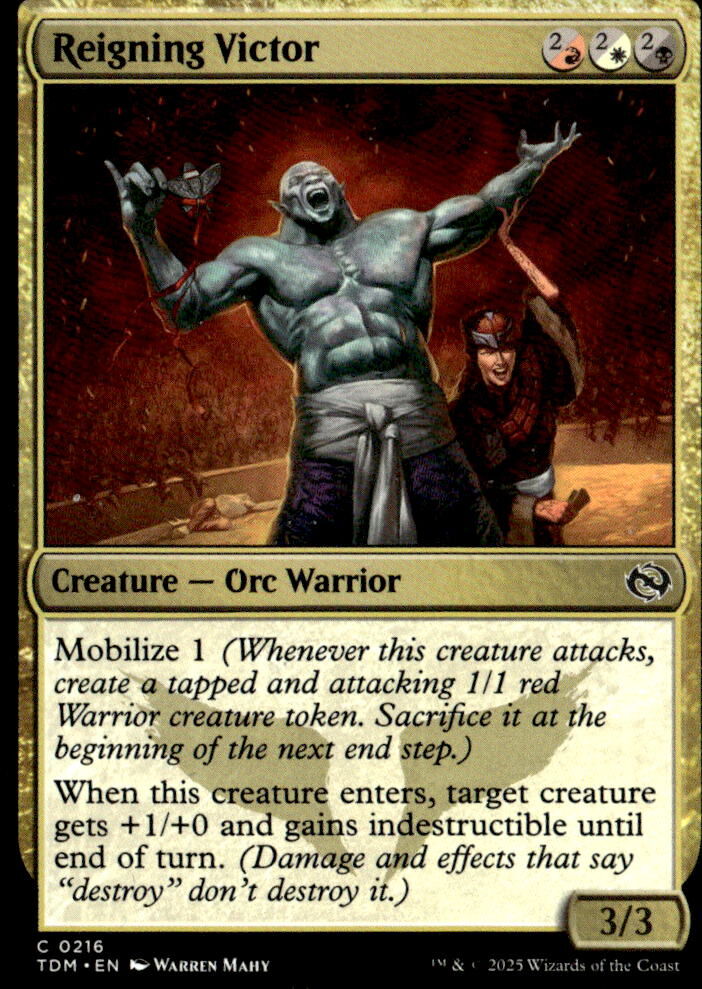 Tarkir: Dragonstorm #216 Reigning Victor