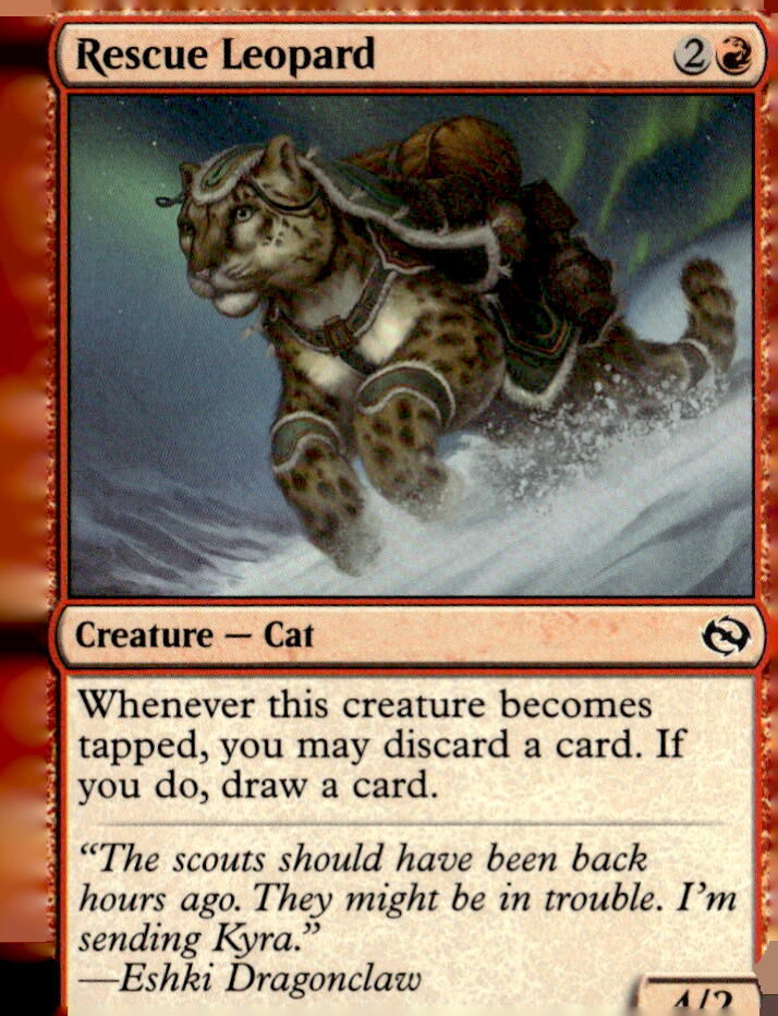 Tarkir: Dragonstorm #116 Rescue Leopard