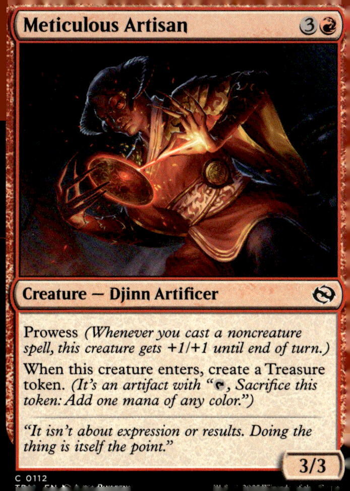 Tarkir: Dragonstorm #112 Meticulous Artisan