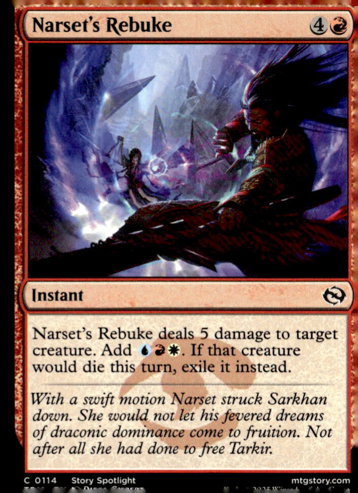 Tarkir: Dragonstorm #114 Narset's Rebuke