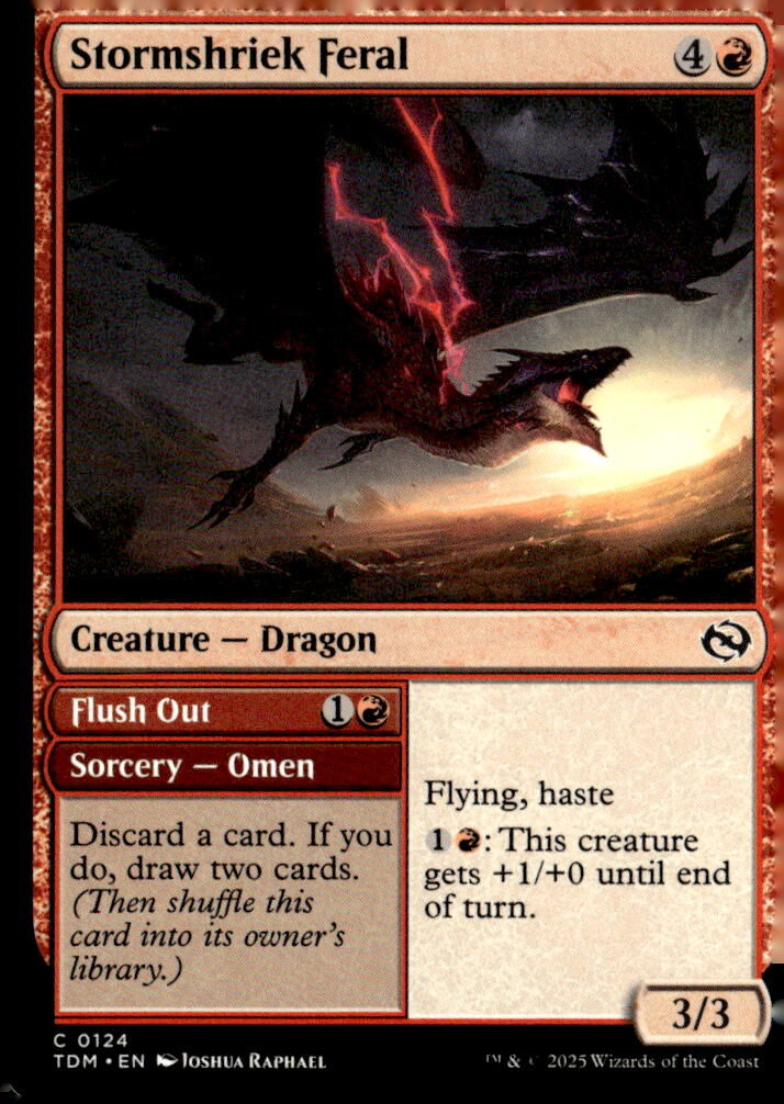Tarkir: Dragonstorm #124 Stormshriek Feral