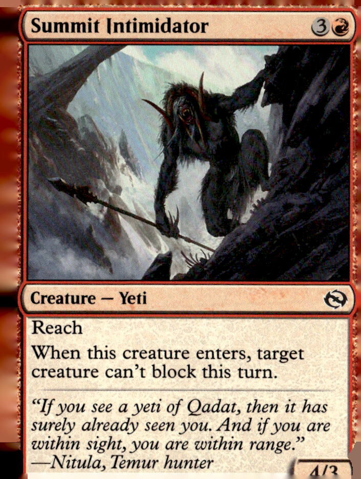 Tarkir: Dragonstorm #125 Summit Intimidator