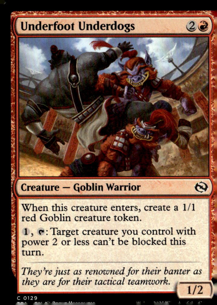 Tarkir: Dragonstorm #129 Underfoot Underdogs