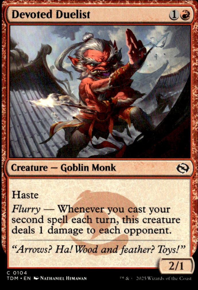 Tarkir: Dragonstorm #104 Devoted Duelist