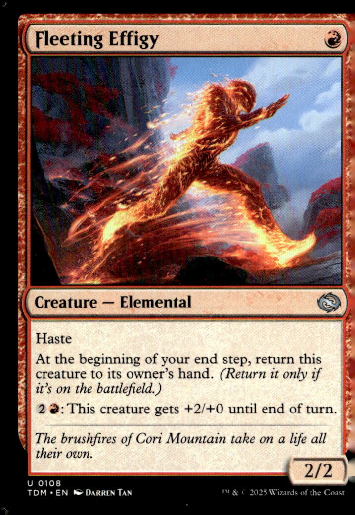 Tarkir: Dragonstorm #108 Fleeting Effigy