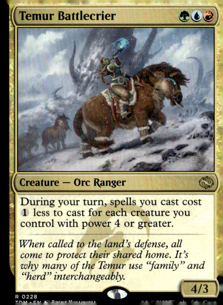 Tarkir: Dragonstorm #228 Temur Battlecrier
