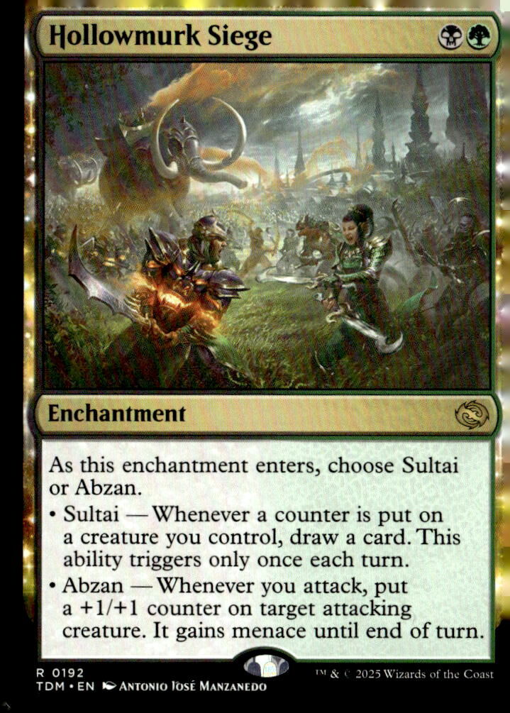 Tarkir: Dragonstorm #192 Hollowmurk Siege