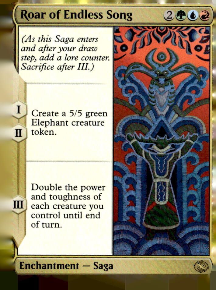 Tarkir: Dragonstorm #220 Roar of Endless Song