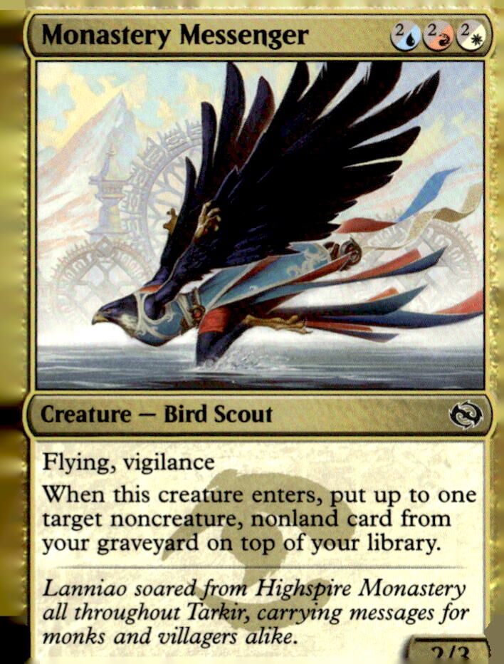 Tarkir: Dragonstorm #208 Monastery Messenger