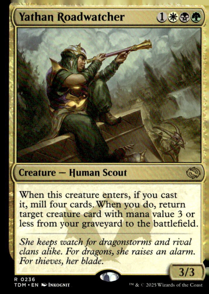 Tarkir: Dragonstorm #236 Yathan Roadwatcher