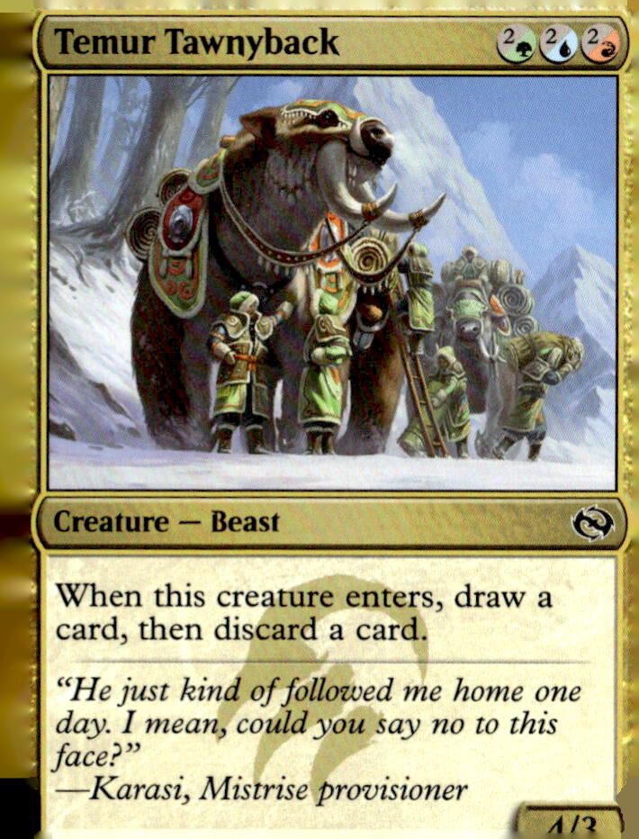 Tarkir: Dragonstorm #229 Temur Tawnyback