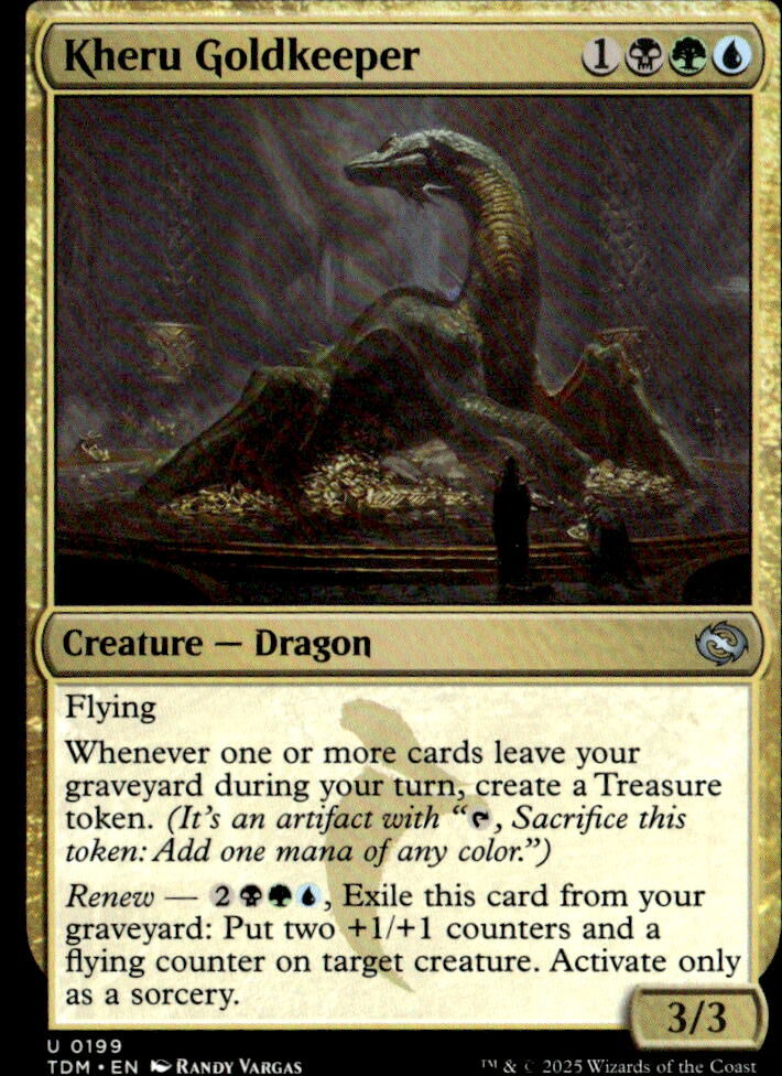 Tarkir: Dragonstorm #199 Kheru Goldkeeper