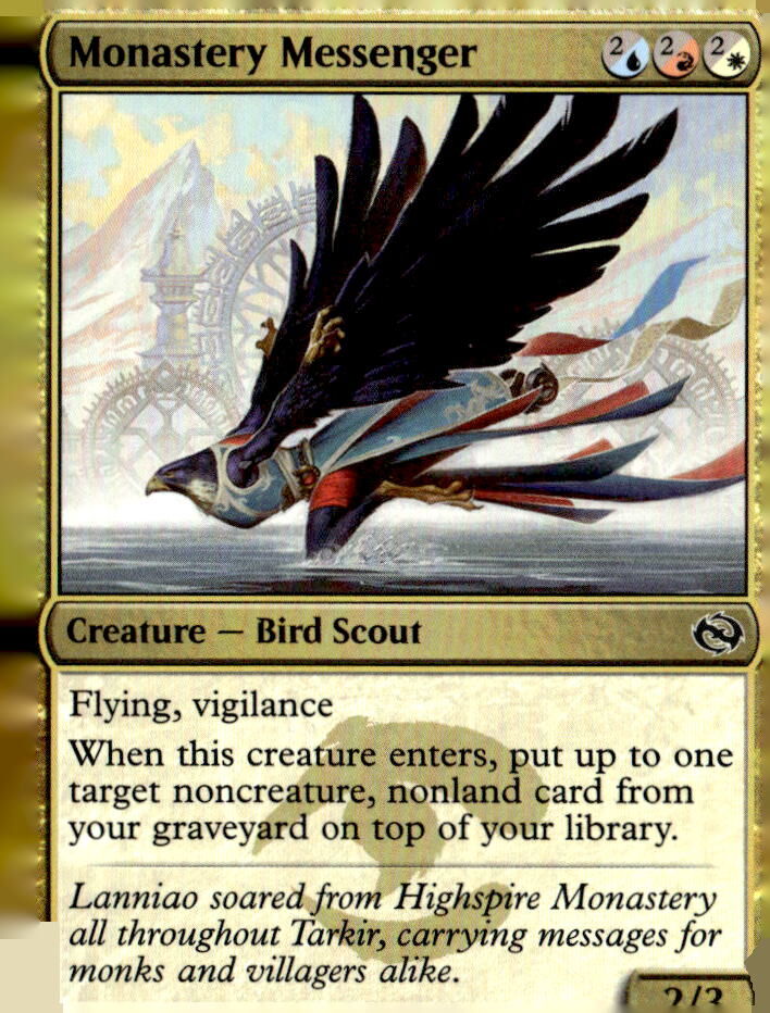 Tarkir: Dragonstorm #208 Monastery Messenger