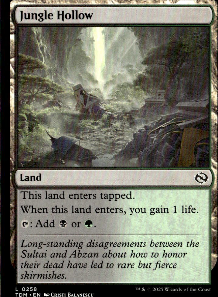 Tarkir: Dragonstorm #258 Jungle Hollow