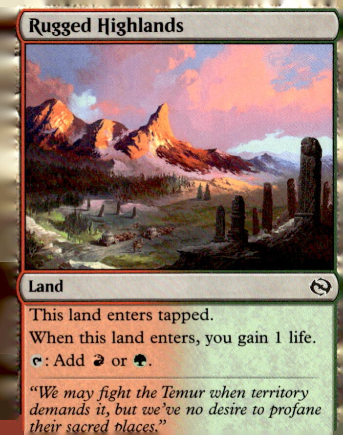 Tarkir: Dragonstorm #265 Rugged Highlands